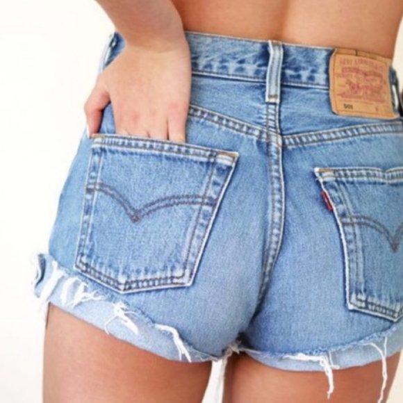 Levi's Pants - LEVI'S/ High Waisted Denim Shorts